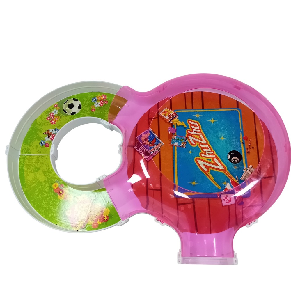 Y2K Zhu Zhu Pets Deluxe Hamster House Starter Sticker Playset Kidcore NO HAMSTER